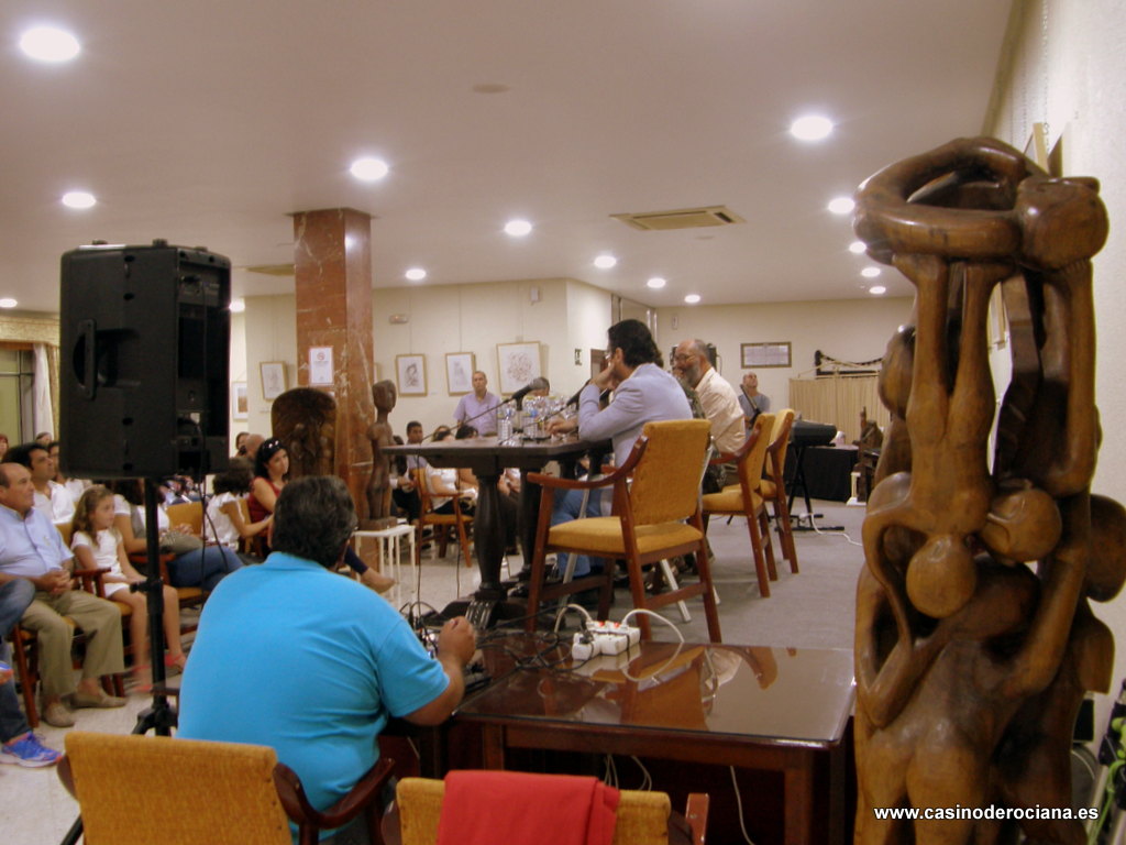 Triplete cultural en el Casino de Rociana