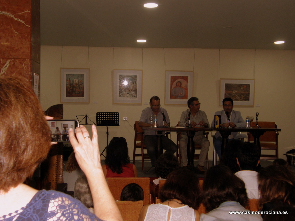 Triplete cultural en el Casino de Rociana
